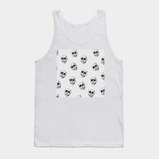 Scull Halloween pattern Tank Top